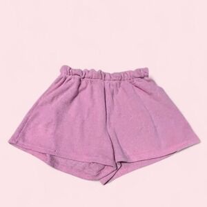 Baby Pink really soft sleep shorts with elastic waistband size small-medium